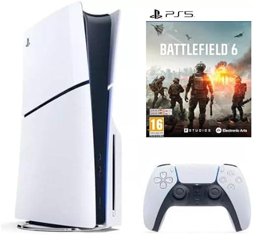Sony PlayStation 5 Slim Disc Console + Battlefield 6 - International Version على Amazon.ae - متتبع الأسعار
