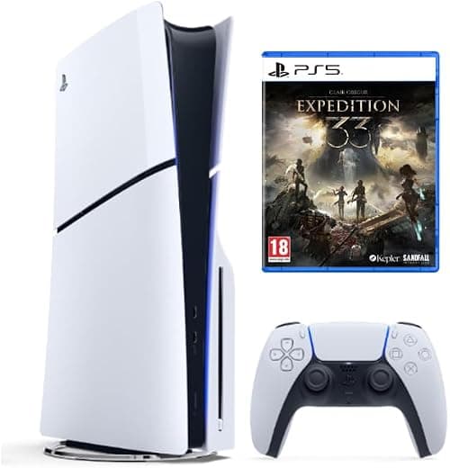 Sony PlayStation 5 Slim Disc Console + Clair Obscur: Expedition 33 (PS5) -International Version on Amazon.ae - Price Tracker