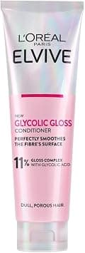 L'Oreal Paris Elvive Glycolic Gloss Conditioner, With Gloss Complex and Glycolic Acid, Fills and Seals Hair Fibres, For Long-lasting, Smooth and Shiny Hair, Ideal for Dull Hair, 150ml - Best Deal Finder