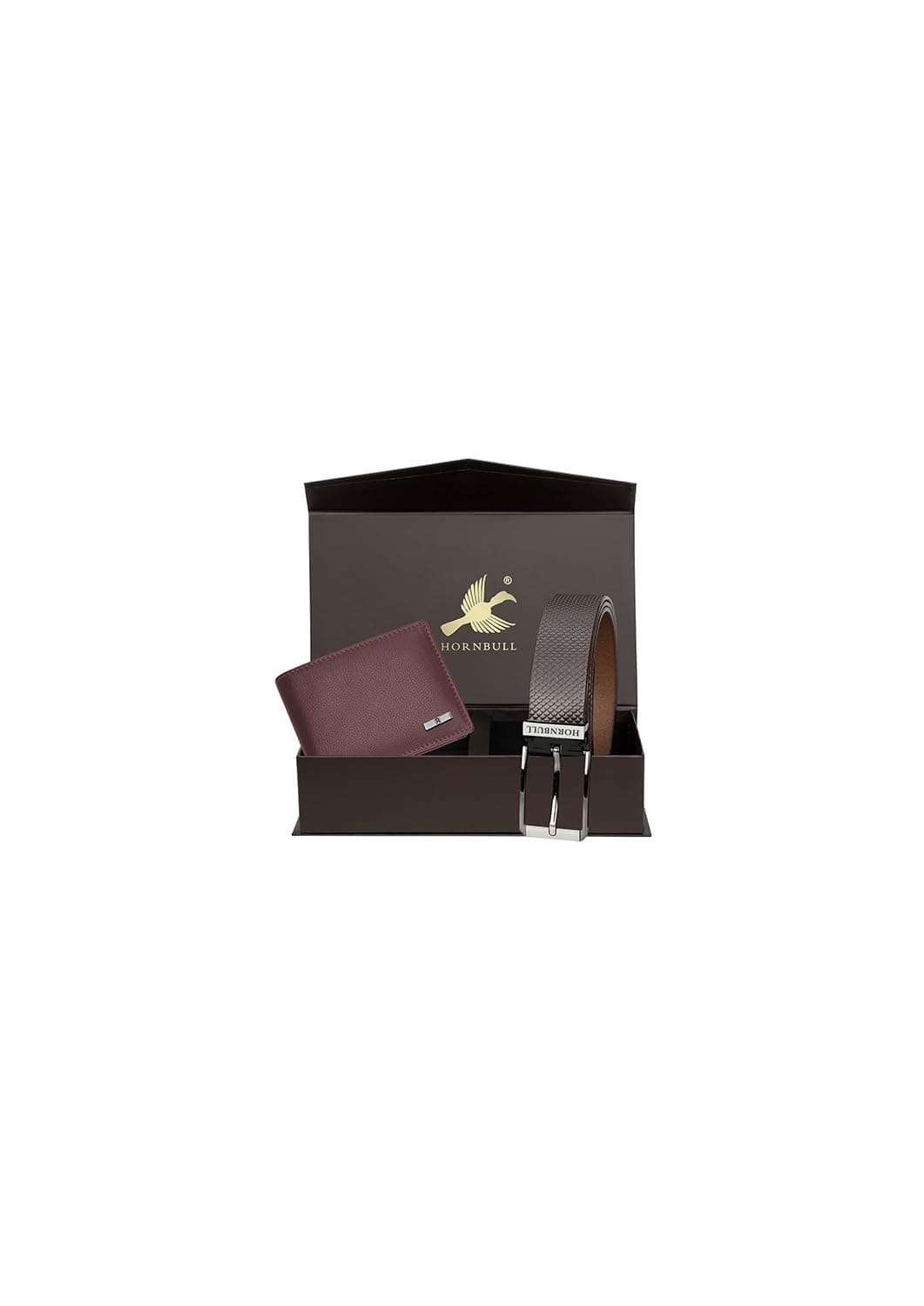 HORNBULL Mens Combo Wallet and Belt | Gift Set for Men | Gift Hamper for Boys | Wallets Men Leather BW 69117 (Brown) on Amazon.ae - Price Tracker