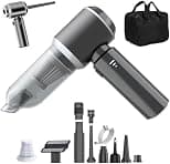 Zomsha Cordless Handheld Vacuum Cleaner, Portable, for Car and Home, with Multiple Attachments and Carry Bag - Best Deal Finder