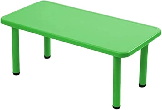 X IANGYU Kids Table Square Plastic Table Writing Study Desk Height-Adjustable(Green) على Amazon.ae - متتبع الأسعار