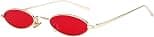MEETSUN Retro Vintage Cat Eye Sunglasses Narrow Small Oval Glasses Petals Shape Curved Temple Design - Best Deal Finder