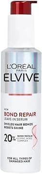 L’Oréal Paris L'Oreal Elvive Bond Repair Leave In Protecting & Smoothing Serum For Damaged Hair 150ml on Amazon.ae - Price Tracker
