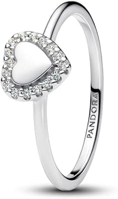 PANDORA 193801C01 Women's Ring Heart Silver on Amazon.ae - Price Tracker