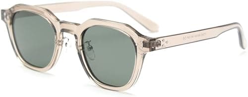 kachawoo TR90 Polarised Sunglasses for Women Men's Square Polygon Retro Vintage Sunglasses Thick Frame Luxury Brand Design Glasses on Amazon.ae - Price Tracker