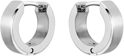 BOSS Jewelry Men's ODELL Collection Hoop Earrings in Stainless Steel - Available in silver or gold version on Amazon.ae - Price Tracker