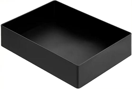 Amazon Basics Rectangular Plastic Desk Organizer, Accessory Tray, Black على Amazon.ae - متتبع الأسعار