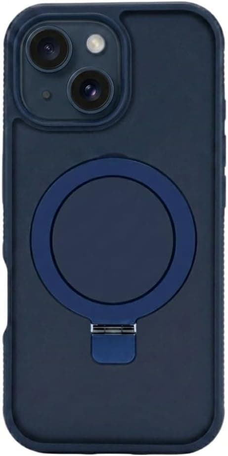 Magnetic Stand Case for iPhone 14 Plus / 15 Plus, Shockproof Slim Hybrid TPU Cover with Grip & Ring, Matte | Aegis GripStand Pro Case على Amazon.ae - متتبع الأسعار