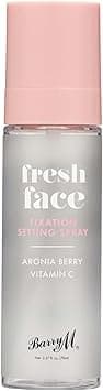 Barry M Fresh Face Fixation Makeup Setting Spray, Long lasting, Infused With Aronia Berry and Vitamin C Clear, Fixation finish on Amazon.ae - Price Tracker