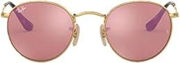 Ray-Ban Rb3447n Round Flat Lens Polarized Sunglasses - Best Deal Finder