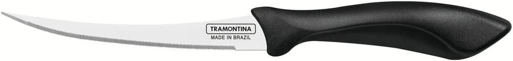 Tramontina Affilata 5 Inches Tomato Knife with Stainless Steel Blade and Black Polypropylene Handle on Amazon.ae - Price Tracker