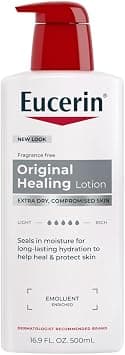 Eucerin Original Healing Rich Body Lotion, Body Lotion for Dry Skin, 16.9 Fl Oz Pump Bottle - Best Deal Finder