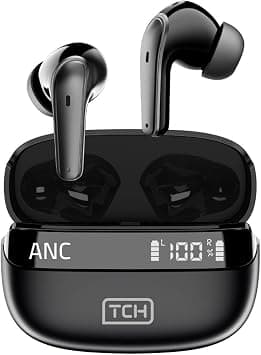TCH Wireless Earbuds L10 ANC BLACK Active Noise Cancellation,Powerful Bass, Bluetooth Calls, 4 Mics, IPX4 Water Resistant, 4h for Calls and 8h for Music Playback, Touch Controls for Andorid&IOS على Amazon.ae - متتبع الأسعار