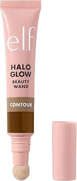 e.l.f. Halo Glow Contour Beauty Wall, Liquid Contour Wand for a Naturally Shaped Look, Buildable Formula, Vegan & Cruelty Free, Medium/Tan, 10 ml - Best Deal Finder