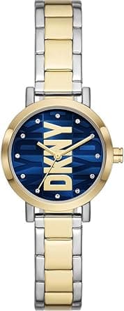 DKNY SOHO Women's Quartz Watch with Alloy Stainless Steel Leather Silicone Strap on Amazon.ae - Price Tracker