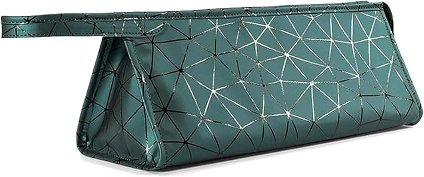 Premium Leather Tracvel Case Compatible with Dyson Airwrap Styler and Attachments, Storage Bag for Supersonic Hair Dryer, Portable Organizer for Airwrap Dupes (Emerald Green) - Best Deal Finder