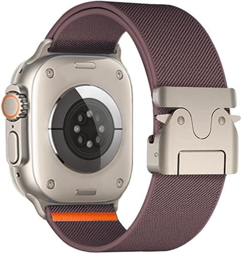 Dado Nylon Band Compatible with Apple watch Series 10 | Ultra 2 | 9 | 8 Ultra | 8 | 7 | 6 | SE, Elastic Nylon Strap with Double Button Clasp على Amazon.ae - متتبع الأسعار