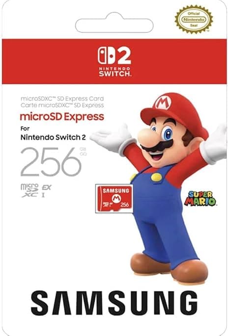 Samsung microSD Express Card 256GB for Nintendo Switch 2 on Amazon.ae - Price Tracker