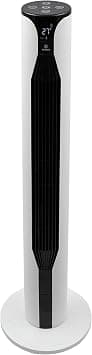 Westinghouse 42" Slim & Quiet Bladeless Tower Fan with Remote Control | Touch & LED Display | 3 Speeds + 3 Modes (Normal/Natural/Sleep) | 70° Oscillation + 12-Hour Timer | WSFTYFE4208 | 42 inches on Amazon.ae - Price Tracker