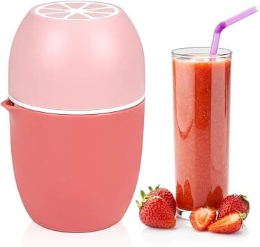 BIGTHREE Fruit Squeezer, Manual Juicer, Lemon Squeezer with Unique Lemon Shape, Two Ways of Use for Different Fruits, Hand Press for Lemons, Limes, Apples, Citrus, Grapefruit, etc (Pink) - Amazon.ae Price Tracker