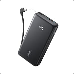 بنك الطاقة أنكر زولو، 20k، 22.5 واط كحد أقصى، حزمة بطارية شحن سريع بمدخل ومخرج USB-C، بنك طاقة نحيف للمسافرين، بنك طاقة هاتف أساسي، لأجهزة آيفون 17/16/15، آيباد، ماك بوك إير، جالكسي، والمزيد - دليلك لأفضل العروض