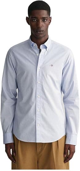 GANT Men 3000102-110 Slim Fit Poplin Shirt - Best Deal Finder