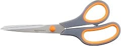 Amazon Basics Multipurpose, Comfort Grip, PVD coated, Stainless Steel Office Scissor - Pack of 1 - متتبع أسعار Amazon.sa