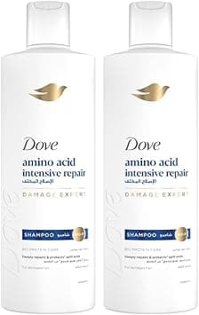 Dove Shampoo for Damaged Hair, Intensive Repair, Nourishing Care for up to 100 percent Healthy Looking Hair, 400ml (Pack of 2) on Amazon.ae - Price Tracker