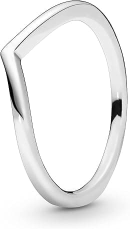Pandora Polished Wishbone Sterling Silver Ring - Best Deal Finder