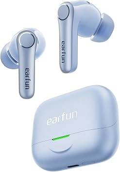 EarFun Air Pro 4+ Adaptive Noise Cancelling Wireless Earbuds, Qualcomm aptX Lossless, Snapdragon Sound, Dual Drivers, 6 Mics AI Clear Calls, Hi-Res Sound, LDAC, Bluetooth 6.0, 54H,Blue on Amazon.ae - Price Tracker