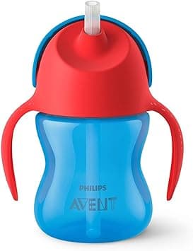 Philips Avent Bendy Straw Cup with Handle, 12m+, Boy/Girl, Assorted Color, 200 ml, SCF798/00 - Amazon.ae Price Tracker