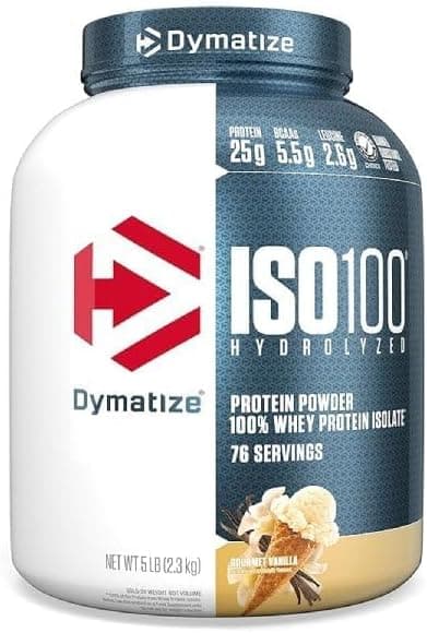 Dymatize ISO 100 0 Carb Whey Gourmet Vanilla, 5 lb on Amazon.ae - Price Tracker