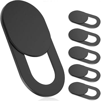 SKY-TOUCH 6pcs Webcam Cover, Ultra Thin, for Laptop, PC, Computer, Apple MacBook, iPad, Cell Phone, etc. 0.22 inch thick net block to protect your privacy and security （Black） on Amazon - Best Deal Finder