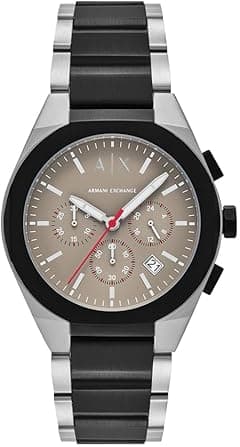 Armani Exchange AX4199 42mm Two-Tone Quartz Chronograph Stainless Steel Watch for Men - Amazon.ae Price Tracker