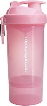 Smartshake Original 2GO One Protein Shaker Bottle 800 ml | Leakproof Gym Shaker Drink Bottle for Protein Shakes | BPA Free Protein Powder Shaker Cup for Men & Women | Light Pink - Best Deal Finder