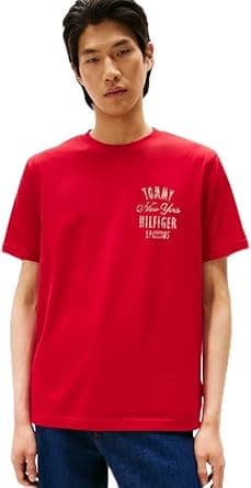 Tommy Hilfiger Mens Inverse climate grap T-Shirts (pack of 1) on Amazon.ae - Price Tracker