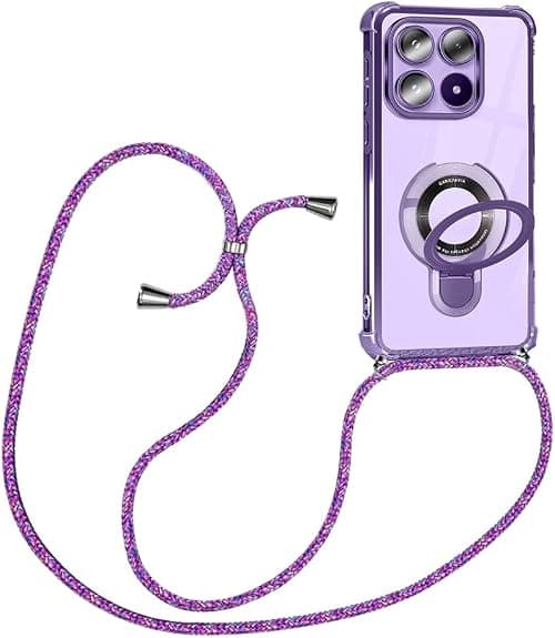 Mobile Phone Chain with Strap for Motorola Moto G77 5G/Moto G67 5G, Case with Folding Stand, Glitter Lanyard, Necklace Protective Case, Soft TPU Silicone, Ultra Thin Protective Bumper Cover on Amazon.ae - Price Tracker