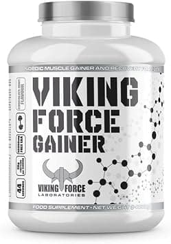 Viking Force Gainer- Chocolate Flavour Effective Muscle Gainer, 4000g, 44 servings, 36g protein per serving, Recovery agent on Amazon.ae - Price Tracker