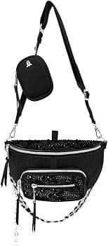 Steve Madden womens Steve Madden Maxima Covertible Belt Bag Crossbody Steve Madden MAXIMA Covertible Belt Bag Crossbody - Best Deal Finder