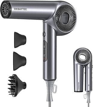 2000W HyperFlow Hair Blow Dryer, 26m/s High Speed Airflow Hair Dryer With 3 Wind Speeds &amp; 4 Heat Levels, Wide&amp;Narrow Concentrator, Diffuser, Styling Nozzle for Fast Drying &amp; Smooth Finish on Amazon.ae - Price Tracker