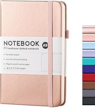 Red Dot Gift® A5 Rose Gold Color 192 pages Dotted Notebook, Perfect for Creative Writing and Organizing Your Thoughts with Eco-Friendly Paper, Durable Binding, and Stylish Design. on Amazon.ae - Price Tracker
