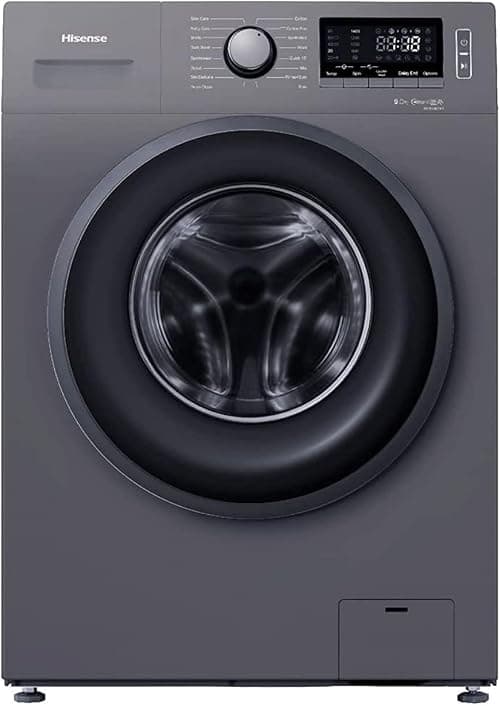Hisense 9 Kg Front Load Washing Machine 1400 RPM Silver Model WFPV9014EMT -1 Years Full Warranty. on Amazon.ae - Price Tracker