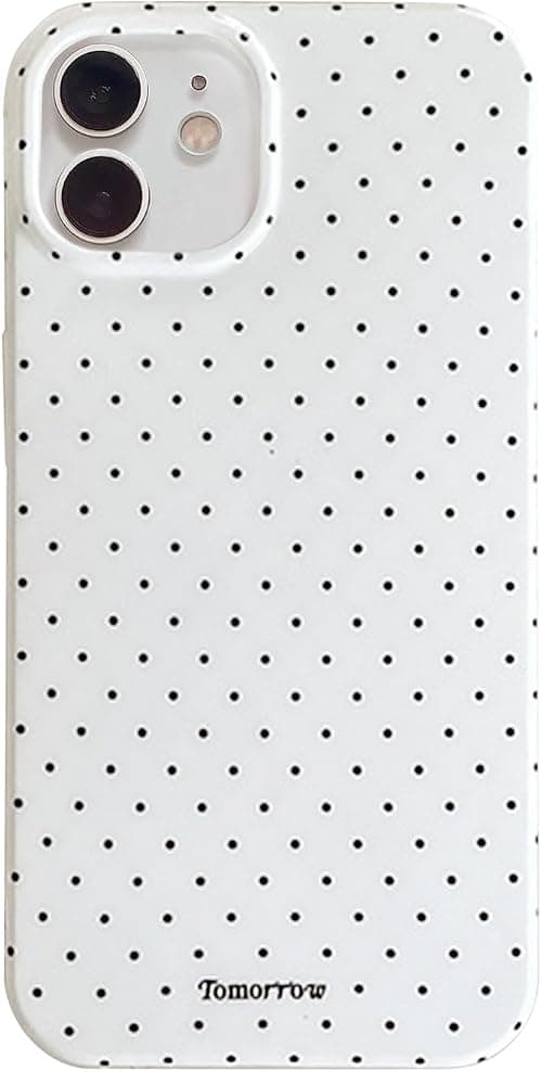 Case for iPhone 11 with Cute Polka Dot Pattern Aesthetic Design, Simple Stylish Soft TPU Protective Phone Cover for iPhone 11 -White on Amazon.ae - Price Tracker