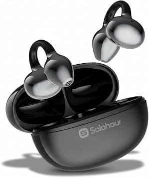 ST7 Earbuds, Bluetooth 6.0 Earphones, Wireless Ear Buds with Directional Audio Leakage Protection, Zero Lag Single Earbud, Ergonomic Clip-On Stable Fit, Premium Plated Elegant Texture - Black - Amazon.ae Price Tracker