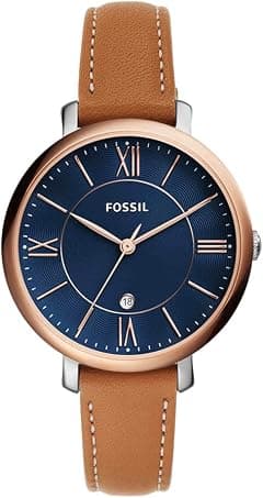 Fossil Damenuhruhr Jacqueline, 36 mm Gehusegre, Quarzwerk, Edelstahlarmband - Amazon.sa Price Tracker