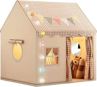 Large Kids Tent House Indoor Outdoor,Toddler Play Tent With Birthday Party Decoration,Play house for Baby Princess Castle Tent, Kids Indoor Room Toys for Girls Boys (grey) on Amazon.ae - Price Tracker
