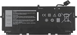 722KK Batería de Repuesto para computadora portátil Compatible for Dell XPS 13 9300 2020 i5 FHD XPS 13 9310 Series 2XXFW 02XXFW FP86V 0FP86V WN0N0 0WN0N0 P117G P117G001 P117G002 7.6V 52Wh 4-Cell - Amazon.ae Price Tracker