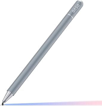 OASO Stylus Pen for Touch Screens, Disc Tip & Magnet Cap Styli Pencil Compatible with Apple iPad pro/iPad 6/7/8/9/iPhone/Samsung Galaxy Tab A7/S7/Fire HD 7/8/10 Plus Tablet/All Touch Devices (Sliver) على Amazon.ae - متتبع الأسعار