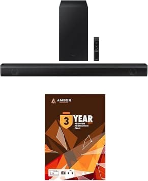 Samsung HW-B550 2.1ch Soundbar and Subwoofer with Dolby with an Additional 2 Year Coverage by Epic Protect (2022) على Amazon.ae - متتبع الأسعار